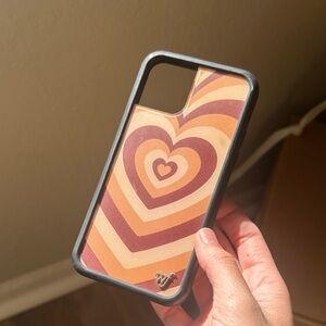 Wildflower Heart Pattern Phone Case